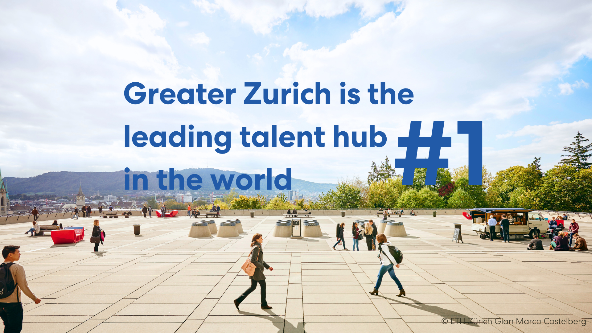 Top talent accessability in Greater Zurich, the world's leading talent hub for attracting, developing, and retaining highly-skilled employees