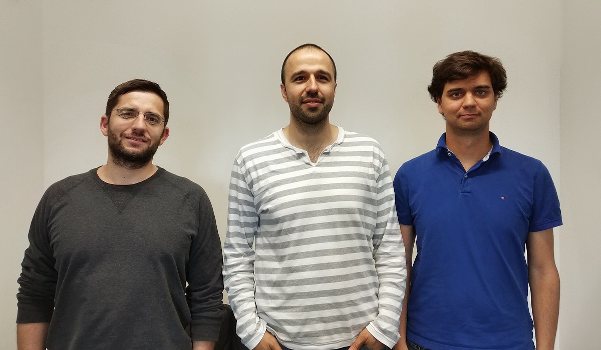 Image of the founders of DeepCode Martin Vechev, Boris Paskalev, Veselin Raychev.