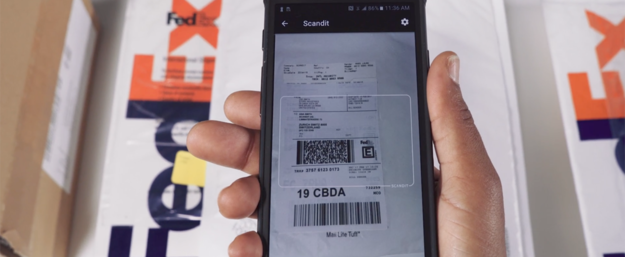 Yodel relies on Scandit's barcode software