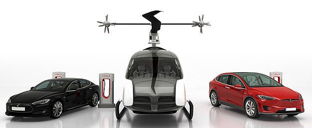 Start-up for e-helicopter lands at USI