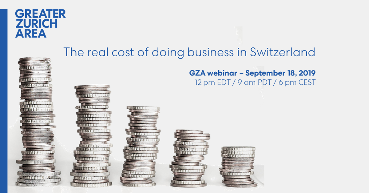 GZA webinar: The real cost of doing business in Switzerland