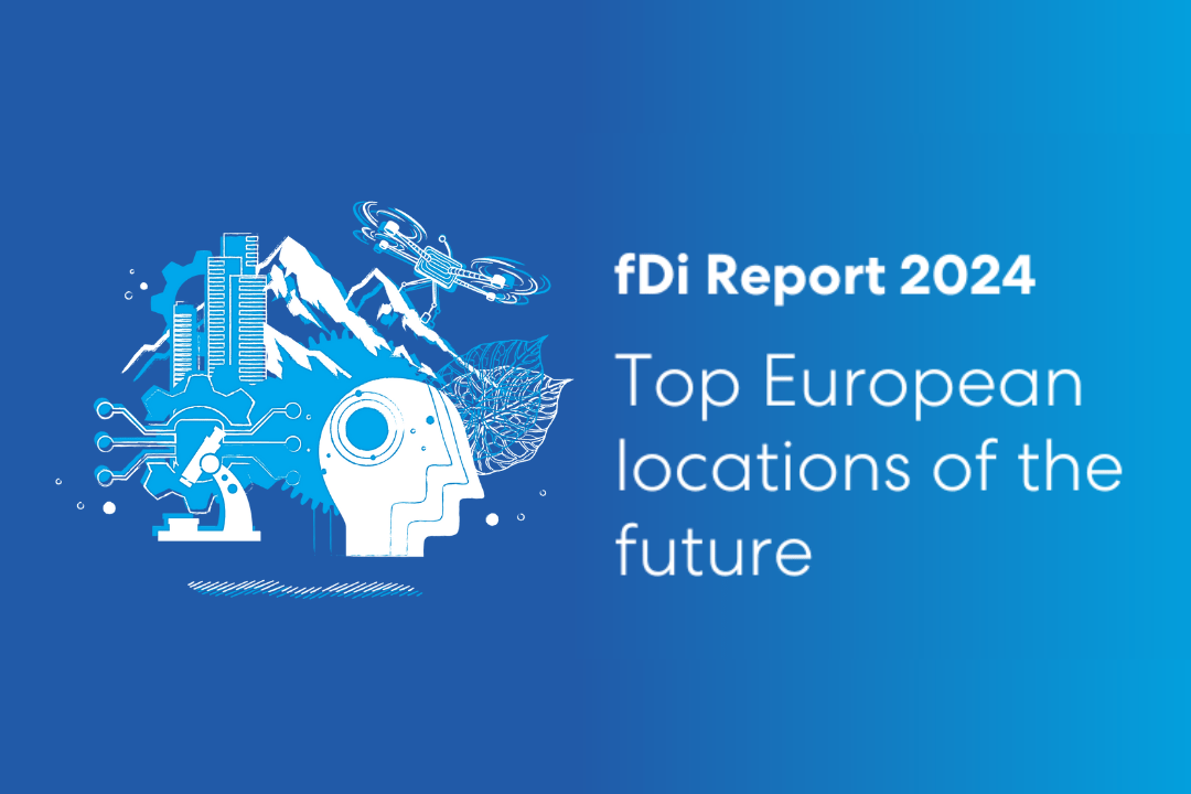Greater Zurich ranks in the 2024 fdi Report among the leading business locations in Europe