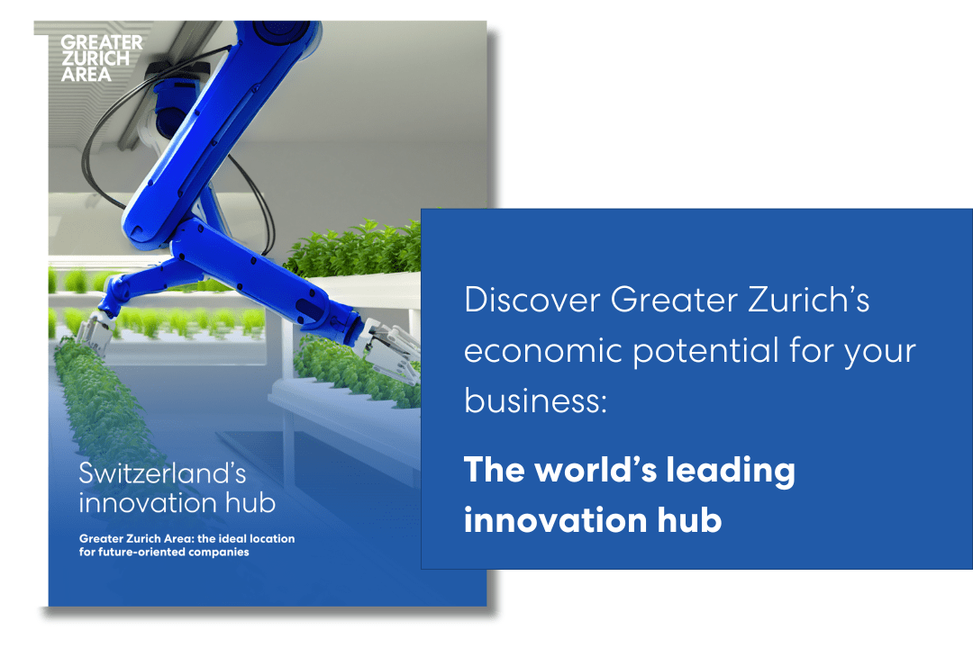 Greater Zurich is the world's leading innovation hub and an ideal location for international tech companies