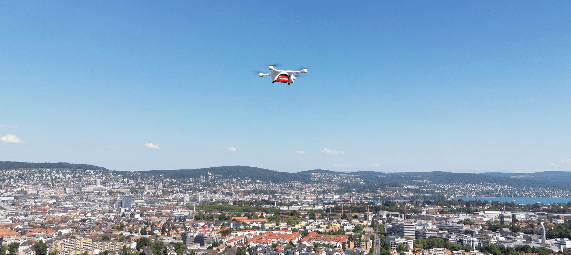 Matternet M2 Drone over Zurich