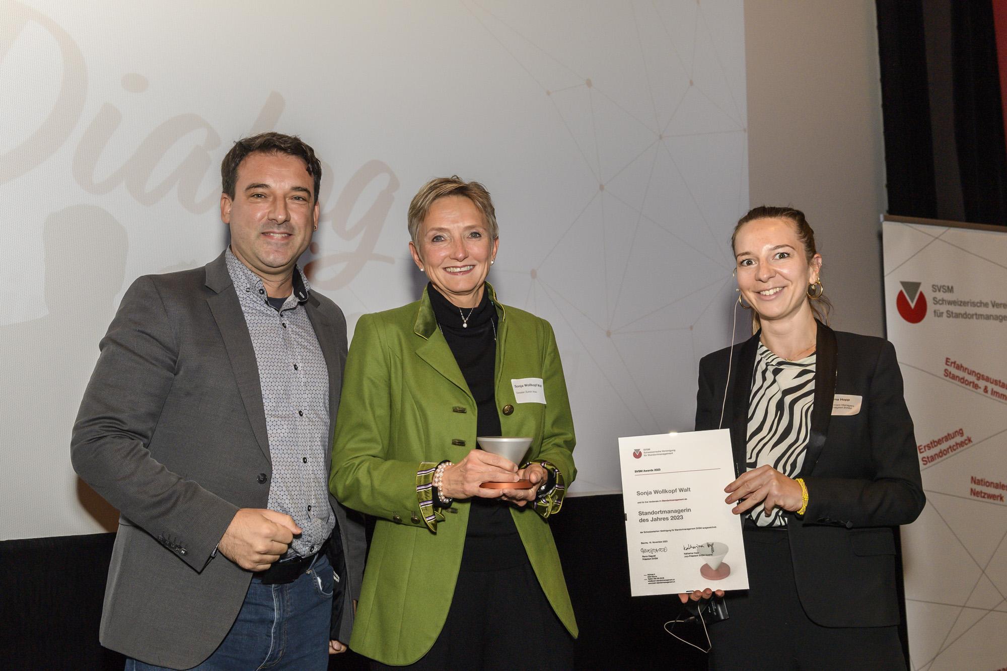Sonja Wollkopf Walt wird als Standortmanagerin des Jahres ausgezeichnet