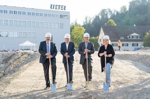 Foundation stone laid for the Rieter Campus