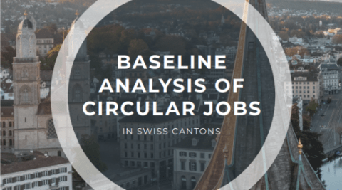 The 'Baseline Analysis of Circular Jobs' report shows that 9.1% of jobs in Switzerland are contributing to a circular economy.